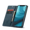 Blue CaseMe Magnetic Compact Flip Wallet Case For Oppo AX5 / A3S