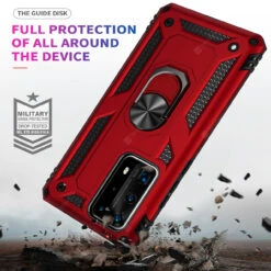 Red Huawei P40 Rugged Armour 360 Rotating Metal Ring Case 8 Red Huawei P40 Rugged Armour 360 Rotating Metal Ring Case -Cheap NewCase Store 0d91981afc9c 45165.1603815227