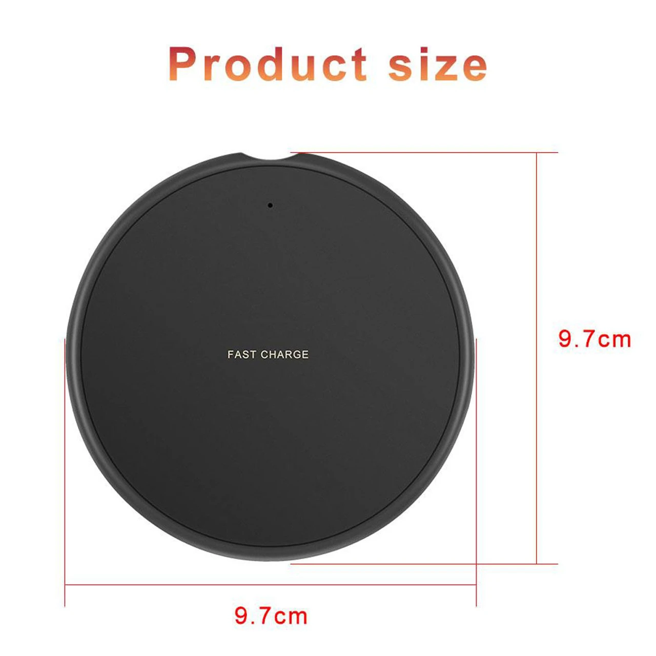 10W Fast Wireless Charger Qi Charging Pad For Mobile Smart Phones 6 10W Fast Wireless Charger Qi Charging Pad For Mobile Smart Phones - Image 6