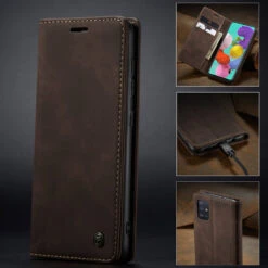 Coffee CaseMe Classy Compact Flip Wallet Card Case For Galaxy A71 15 Coffee CaseMe Classy Compact Flip Wallet Card Case For Galaxy A71 -Cheap NewCase Store 15 67734.1665716148