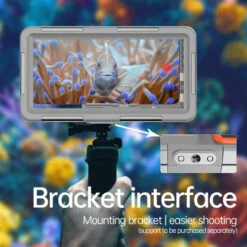 Shellbox 2nd Gen 15M Waterproof Phone Case Underwater Diving Camera -Cheap NewCase Store 15m diving waterproof case grey orange 4 06187.1694420891