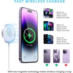 Magsafe 15W Qi Magnetic Wireless Charger For IPhone 12, 13, 14 Pro Max -Cheap NewCase Store 15w magsafe wireless charger 6 72996.1691725440