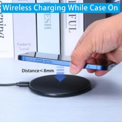 15W Fast Wireless Charger Qi Charging Pad For Mobile Smart Phones -Cheap NewCase Store 15w wirless charger 8 98643.1688444541
