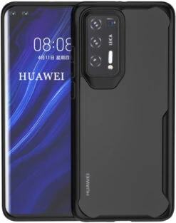 Black Bumper Shockproof Full Body Case Cover For Huawei P40
