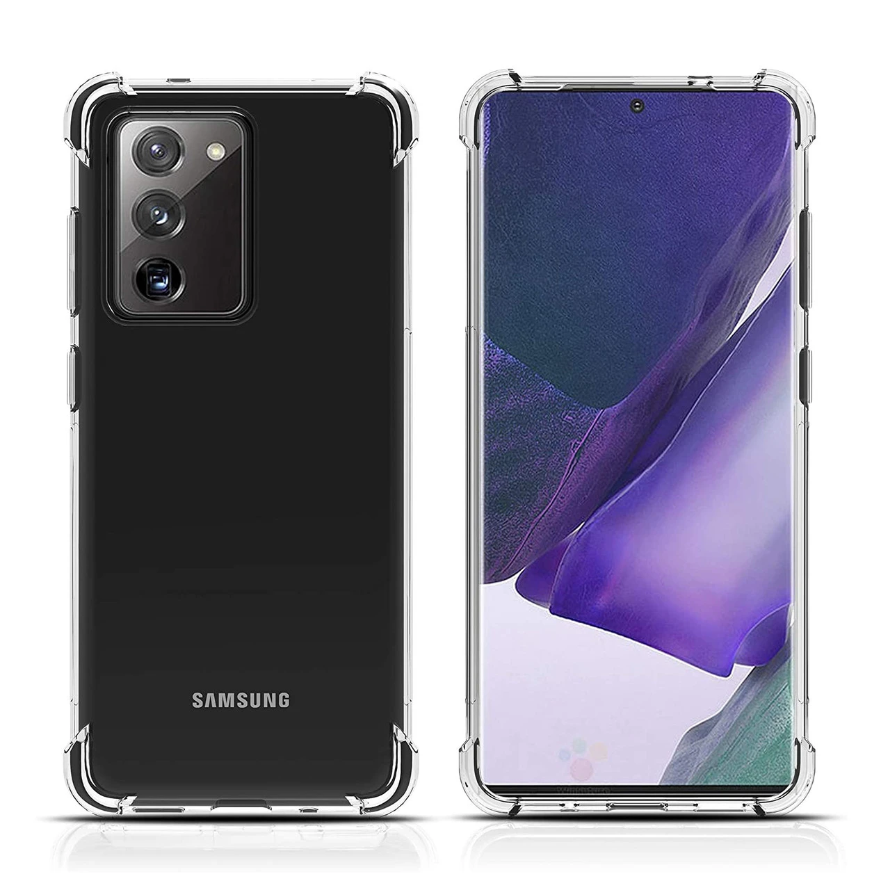 Clear Slim Bumper Shock Absorption TPU Gel Case For Samsung Galaxy S20 1 Clear Slim Bumper Shock Absorption TPU Gel Case For Samsung Galaxy S20