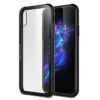 Black Clear Acrylic Back Tough Protective Case For Apple IPhone XR