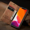 Brown Premium CaseMe Thin Magnetic Wallet Case For Huawei Mate 20 Pro