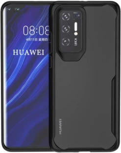 Black Huawei P40 Pro Bumper Shockproof Full Body Case Cover