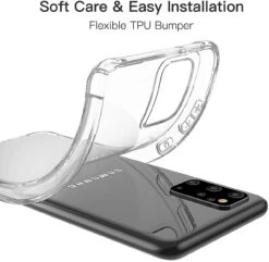 Clear Samsung Galaxy S20 Ultra Slim Clear TPU Gel Bumper Case Cover -Cheap NewCase Store 2 64521.1608044235