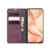 Red Wine Genuine CaseMe Compact Flip Wallet Case For Huawei Nova 5T