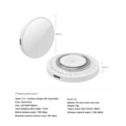 15W Magnetic Wireless Charger For IPhone 12 13 14 W/ Ring Stand -Cheap NewCase Store 3 in 1 wireless charger ring stand 12 58058.1683694478