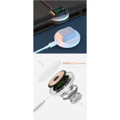 15W Magnetic Wireless Charger For IPhone 12 13 14 W/ Ring Stand -Cheap NewCase Store 3 in 1 wireless charger ring stand 8 92849.1683694478