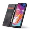 Black Oppo R17 CaseMe Compact Flip Premium Wallet Case