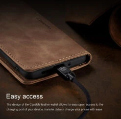 Vintage Brown Oppo AX5s CaseMe Compact Flip Wallet Case Cover -Cheap NewCase Store 3 22830.1602385779