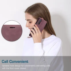 Red Wine Oppo A91 CaseMe Compact Flip Magnetic Wallet Case -Cheap NewCase Store 3 61994.1602876815