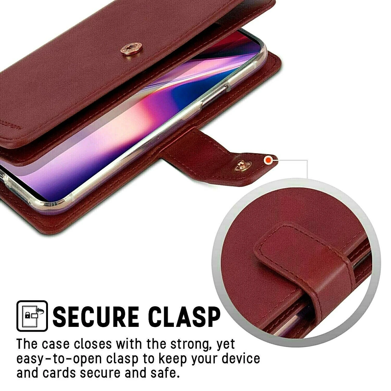 Red Wine Samsung Galaxy A21s Genuine Mercury Mansoor Diary Wallet 4 Red Wine Samsung Galaxy A21s Genuine Mercury Mansoor Diary Wallet - Image 4