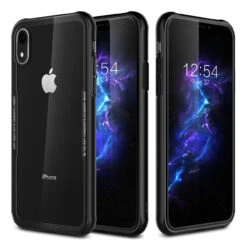 Black Clear Acrylic Back Tough Protective Case For Apple IPhone XR -Cheap NewCase Store 3 67311.1608222810