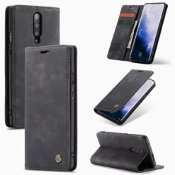Black Oppo Reno Z CaseMe Compact Flip Premium Wallet Case -Cheap NewCase Store 3 85048.1657603504