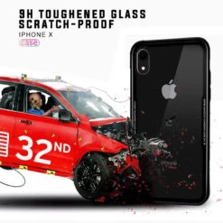 Black Clear Acrylic Back Tough Protective Case For Apple IPhone XR -Cheap NewCase Store 4 23363.1608222828