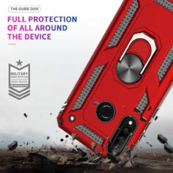 Red Heavy Duty 360 Rotating Metal Ring Stand Case For Huawei P30 Lite 8 Red Heavy Duty 360 Rotating Metal Ring Stand Case For Huawei P30 Lite -Cheap NewCase Store 4 26492.1603987667