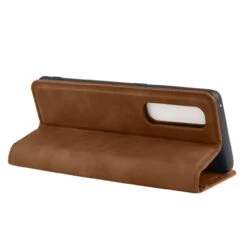 Vintage Brown Oppo Find X2 Pro CaseMe Slim Flip Wallet Case -Cheap NewCase Store 4 43795.1690941370