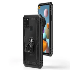Black Hybrid Shock Proof Rotating Metal Ring Case For Galaxy A21s 8 Black Hybrid Shock Proof Rotating Metal Ring Case For Galaxy A21s -Cheap NewCase Store 54973c9b e846 11ea b207 002590cad0bf 6.800x800w 52523.1681434840