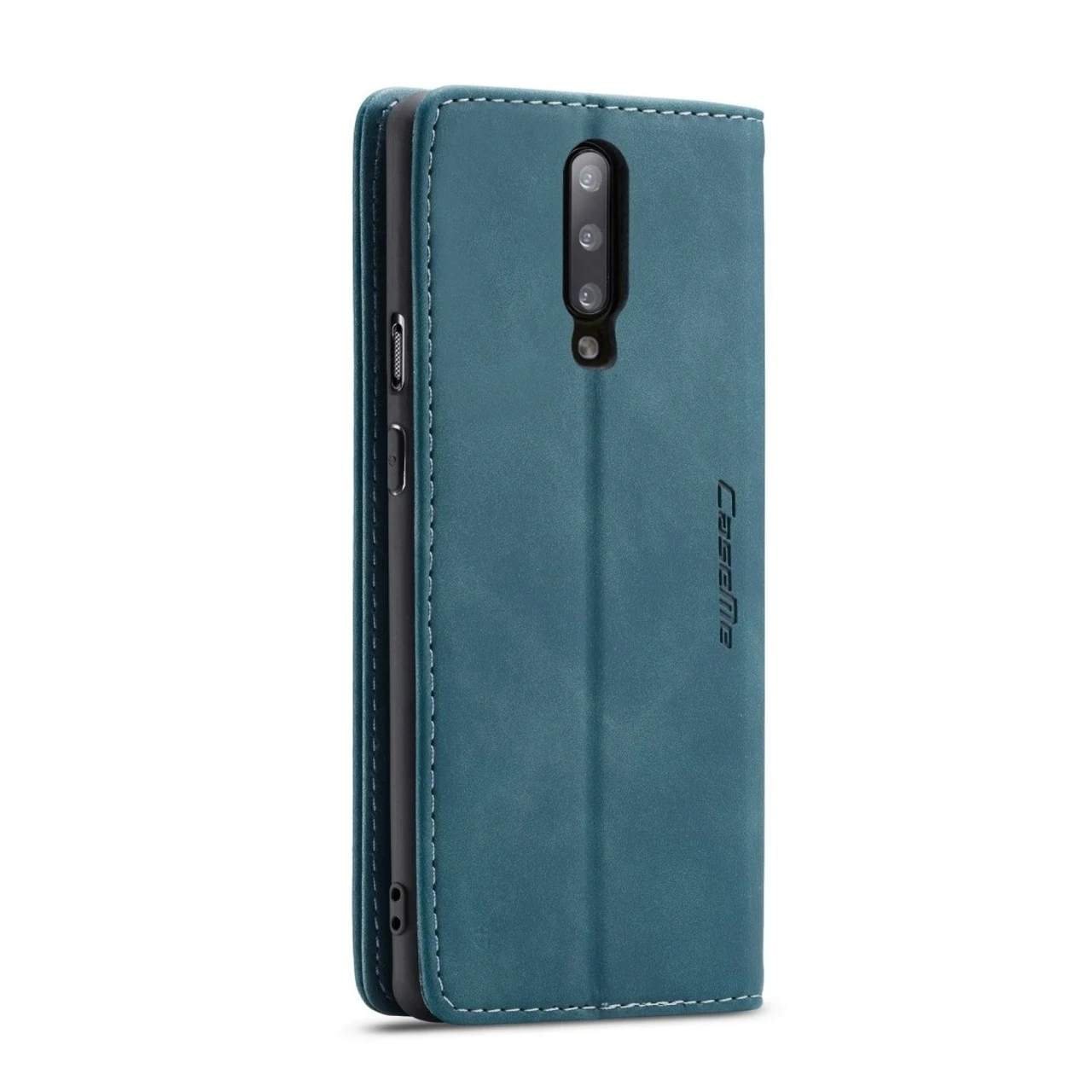Blue CaseMe Magnetic Compact Flip Wallet Case For Oppo R17 2 Blue CaseMe Magnetic Compact Flip Wallet Case For Oppo R17 - Image 2