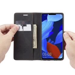 Black Oppo AX5 / A3S CaseMe Compact Flip Premium Wallet Case 8 Black Oppo AX5 / A3S CaseMe Compact Flip Premium Wallet Case -Cheap NewCase Store 5 71503.1657603283