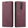 Red Wine Oppo Reno 2z CaseMe Compact Flip Magnetic Wallet Case