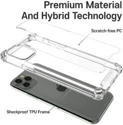 Mercury Omega Crystal Clear 4 Corners Bumper Case For IPhone 11 Pro -Cheap NewCase Store 61 kiiGZM4L. AC SX679 32527.1667958613