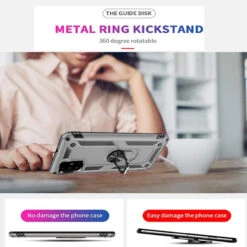 Silver Galaxy A71 5G Heavy Duty 360 Rotating Metal Ring Stand Case -Cheap NewCase Store 61bq5FlIehL. AC SL1000 41556.1604945265