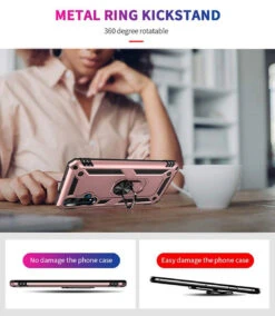 Rose Gold Huawei Nova 5T Slim Armour 360 Rotating Metal Ring Stand Case -Cheap NewCase Store 61jt LUfM8L. AC SL1228 32425.1603991378
