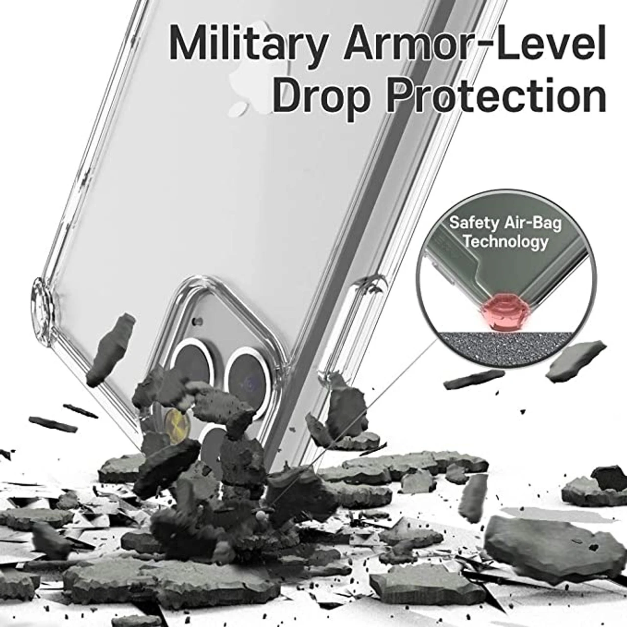 Mercury Omega Crystal Clear Bumper Shockproof Case For IPhone 11 5 Mercury Omega Crystal Clear Bumper Shockproof Case For IPhone 11 - Image 5