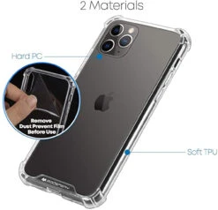 Crystal Clear Shockproof Slim Hybrid Phone Case For Apple IPhone 11 Pro -Cheap NewCase Store 61xjo agAFL. AC SX679 89560.1654781641