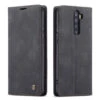 Black Oppo Reno 2z CaseMe Compact Flip Premium Wallet Case Cover