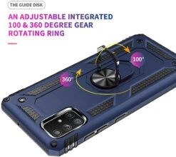Navy Galaxy A71 5G Heavy Duty 360 Rotating Metal Ring Stand Case -Cheap NewCase Store 71Mmn4zPrCL. AC SL1500 30237.1669171226