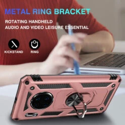 Rose Gold Huawei Mate 30 Pro Hybrid Shock Proof Rotating Metal Ring Case -Cheap NewCase Store 71OIo cJuVL. AC SL1200 31170.1603906650