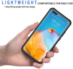 Black Bumper Shockproof Full Body Case Cover For Huawei P40 -Cheap NewCase Store 71rW z9ibUL. AC SL1500 37039.1604736155