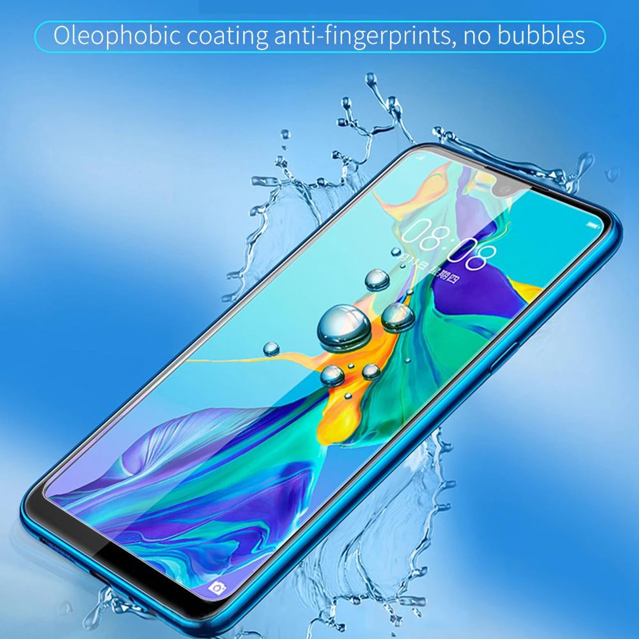 Clear 9D Tempered Glass Screen Protector For Huawei P30 6 Clear 9D Tempered Glass Screen Protector For Huawei P30 - Image 6