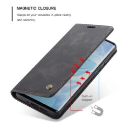 Black Huawei Nova 5T Premium CaseMe Thin Magnetic Wallet Case -Cheap NewCase Store CaseMe Huawei P30 Wallet 013 Case Black 2 16761.1603300572