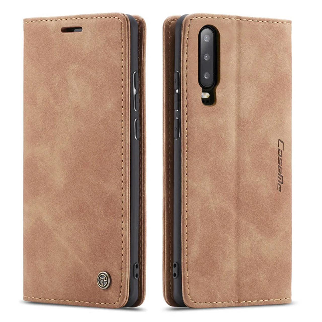 Brown Huawei P30 Genuine CaseMe Compact Flip Wallet Case 1 Brown Huawei P30 Genuine CaseMe Compact Flip Wallet Case
