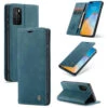 Blue Huawei P40 Premium CaseMe Thin Magnetic Wallet Case