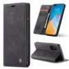 Black Huawei P40 Pro Genuine CaseMe Compact Flip Wallet Case
