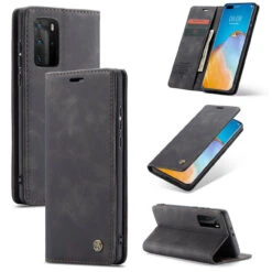 Black Huawei P40 Pro Genuine CaseMe Compact Flip Wallet Case -Cheap NewCase Store CaseMe Huawei P40 Pro 013 Case Black 92704.1603167827