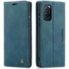 Blue CaseMe Magnetic Compact Flip Wallet Case For Oppo A72