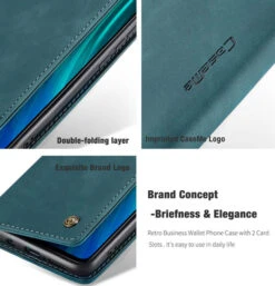 Blue CaseMe Magnetic Compact Flip Wallet Case For Oppo A9 2020 -Cheap NewCase Store CaseMe Redmi Note 8 Pro 013 Wallet Case Blue 4 95527.1602951152