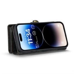 Black IPhone 15 Pro Multi-functional 2 In 1 Purse Wallet Magnetic Case 10 Black IPhone 15 Pro Multi-functional 2 In 1 Purse Wallet Magnetic Case -Cheap NewCase Store EDA005409203D 4 16152.1695208431