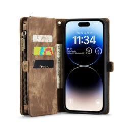 Brown IPhone 15 Pro Max Multi-Functional Wallet Detachable Magnetic Case 9 Brown IPhone 15 Pro Max Multi-Functional Wallet Detachable Magnetic Case -Cheap NewCase Store EDA005409204A 3 42768.1695208432