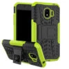 Green Galaxy J2 Pro (2018) Heavy Duty Defender Kickstand Case