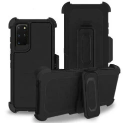 Rugged Military Grade Shock Proof Case W/ Holster For Galaxy S20 Ultra